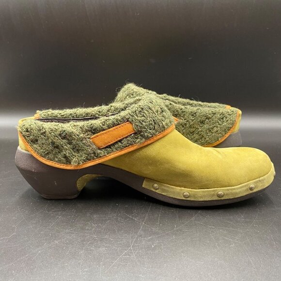 Merrell Luxe Knit Burnt Olive Clogs Women's Size 10 - Picture 8 of 11
